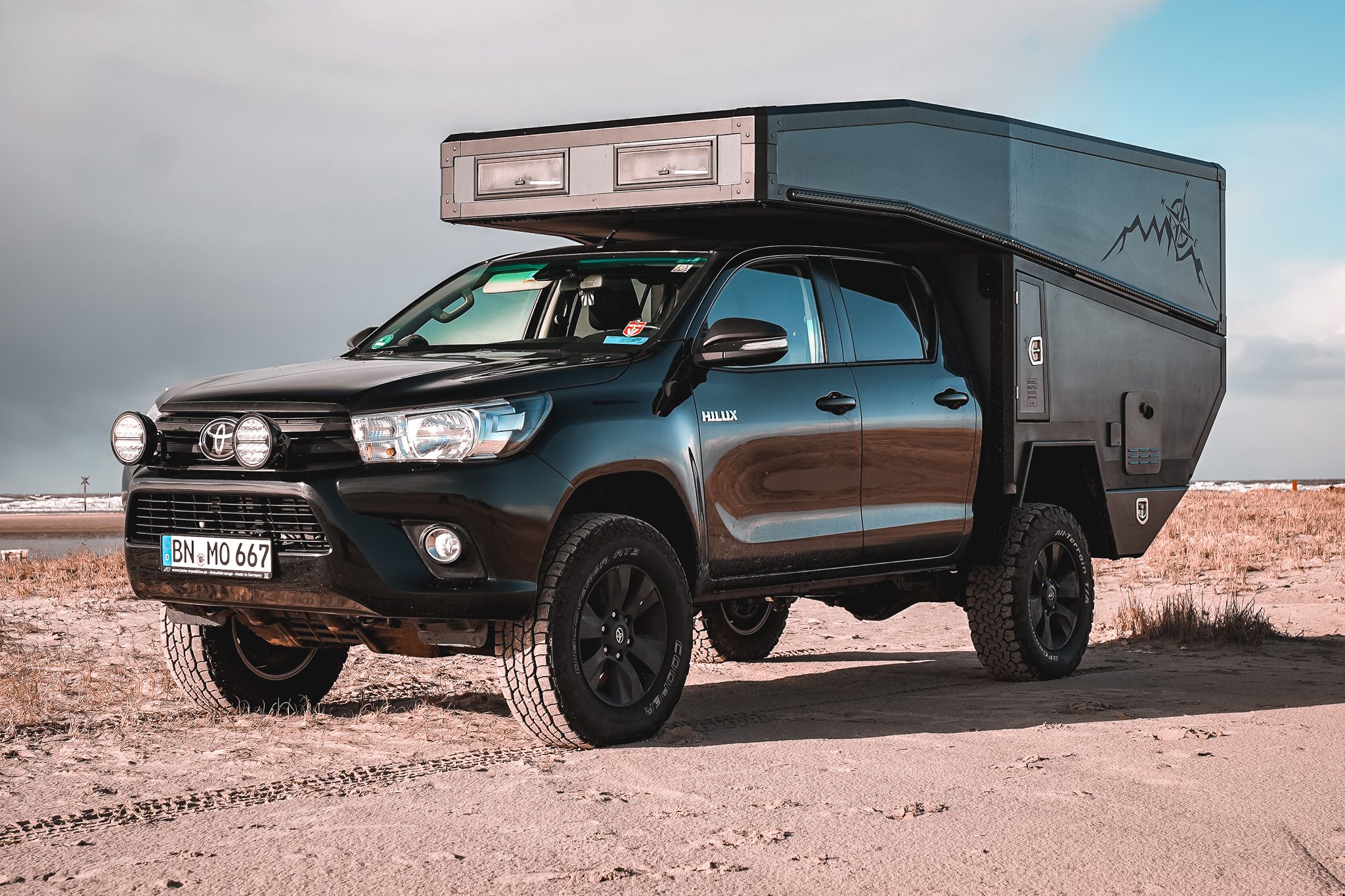 Toyota-Hilux-Laske-Wohnkabine Toyota Hilux mit Laske Wohnkabine